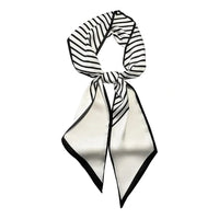 Noir et blanc crème à motifs