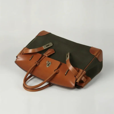 Sac toile cuir vintage Gabriella 24H