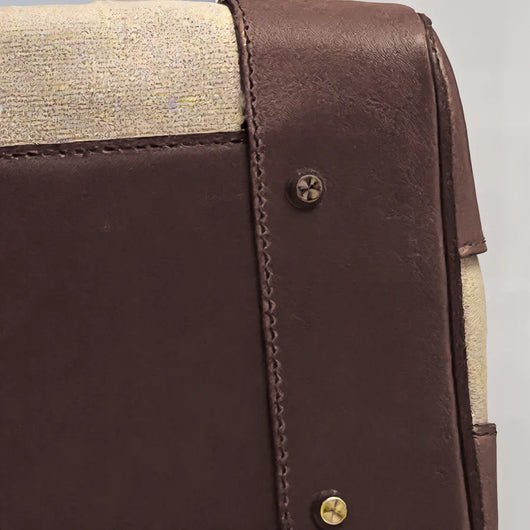 Sac toile cuir vintage Gabriella 24H